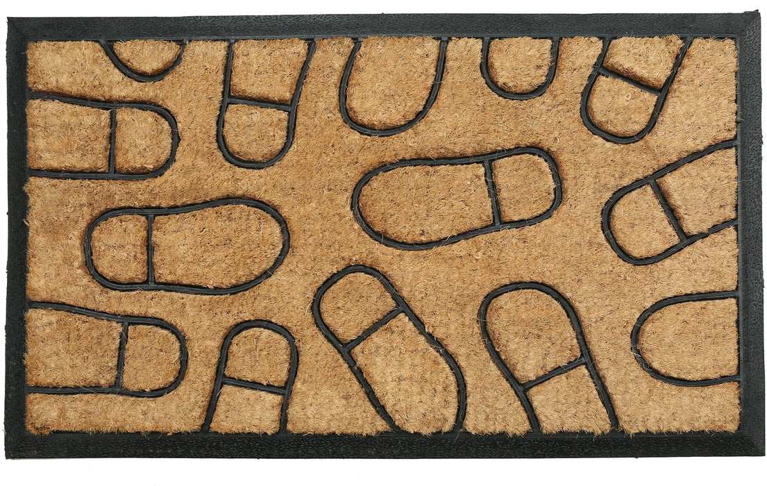 Rubber Moulded Coir Doormat - BC 20 MOULDED MAT 06 - 18 x 30 inch (45 x 75 cm)