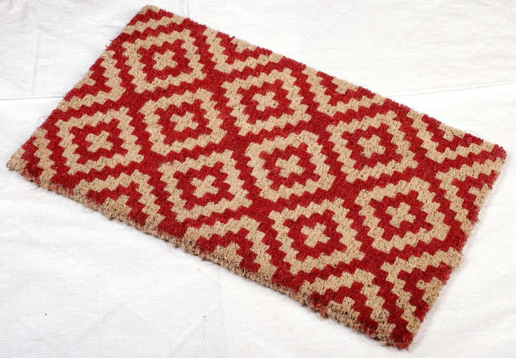 Rubber Moulded Coir Doormat - FIBER MAT PRINTED 07 - 18 x 30 inch (45 x 75 cm)