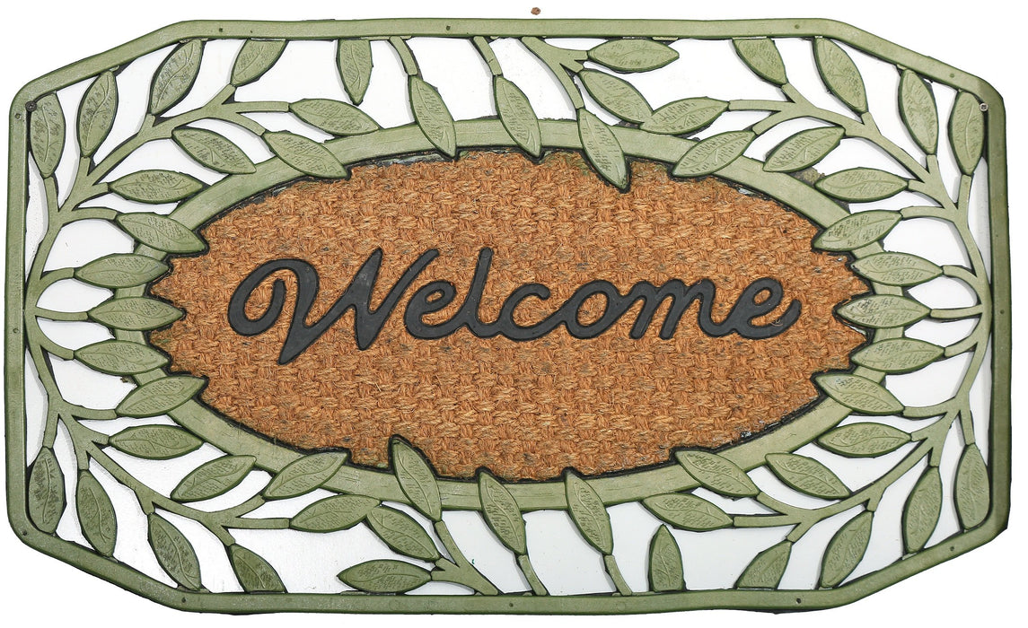 Rubber Moulded Coir Doormat - PANAMA PRINCESS MAT 04 - 18 x 30 inch (45 x 75 cm)