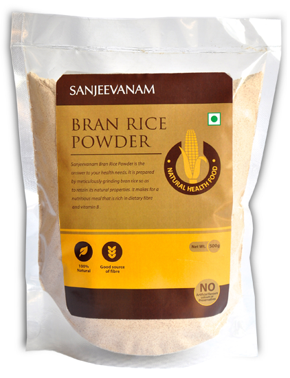 Bran Rice Powder
