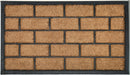 Rubber Moulded Coir Doormat - BC 20 MOULDED MAT 05 - 18 x 30 inch (45 x 75 cm)
