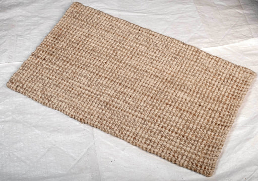 Jute Door Mat - HAND SPUN JUTE RUGS 01 - 18 x 30 inch (45 x 75 cm)