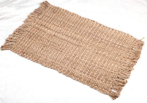 Jute Door Mat - HAND SPUN JUTE RUGS 02 - 18 x 30 inch (45 x 75 cm)