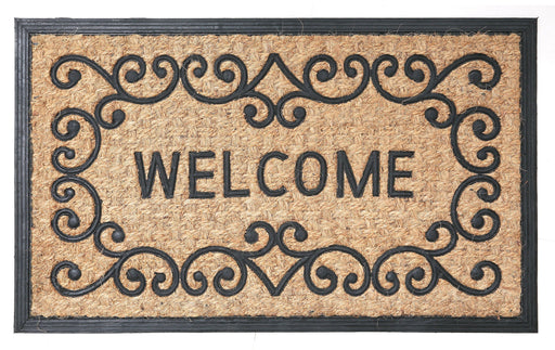 Rubber Moulded Coir Doormat - PANAMA MOULDED MAT 11 - 18 x 30 inch (45 x 75 cm)