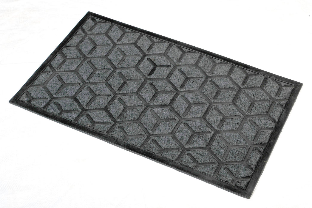 Rubber Backed Polypropylene Doormat - RUBBER BACKED POLYPROPYLENE DOOR MAT 02 - 18 x 30 inch (45 x 75 cm)