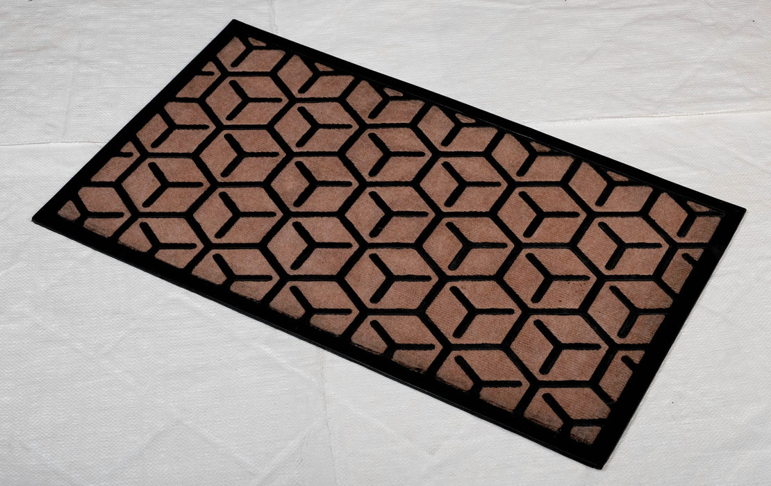 Rubber Backed Polypropylene Doormat - RUBBER BACKED POLYPROPYLENE DOOR MAT 04 - 18 x 30 inch (45 x 75 cm)
