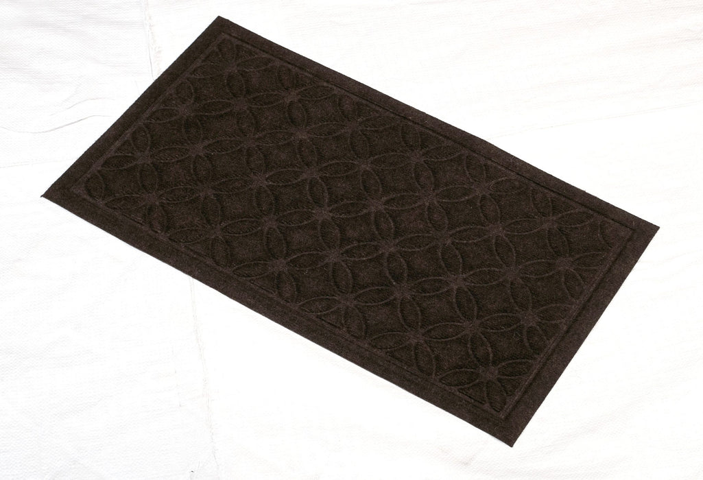 Rubber Backed Polypropylene Doormat - RUBBER BACKED POLYPROPYLENE DOOR MAT 09 - 18 x 30 inch (45 x 75 cm)